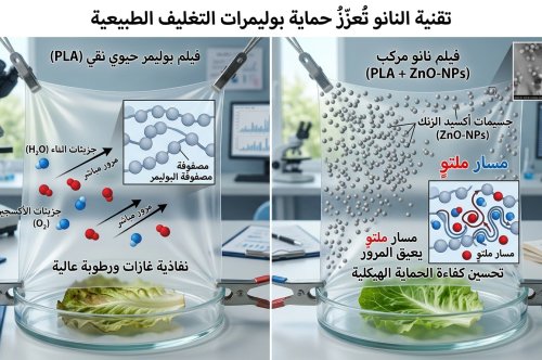 تقنيات النانو والتغليف الذكي: تحسين الصلاحية والتحكم في النفاذية عبر الأفلام الحيوية المطعمة بالجسيمات النانوية
