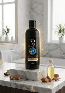 شامبو القطران الفاخر 7D للعناية بفروة الرأس وضد القشرة (300 مل) – من RITC / TINTIG