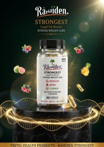 كورس Raziden STRONGEST الفائق لحرق الدهون ونحت الجسم - تركيبة عشبية طبيعية 100% وقوية (60 كبسولة)