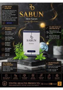 صابون 7D المضاد لحب الشباب وعيوب البشرة – 100 غرام – تنظيف عميق وتوازن الدهون
