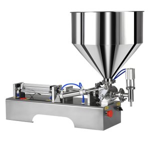 ماكينة تعبئة السوائل والمواد اللزجة النصف أوتوماتيكية (Pneumatic)(single head 5-50ml)