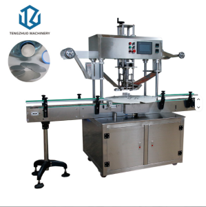 Automatic Rotary Double Heads Roll Film Heat Cup Plastic Sealing Machine for Food (Model: SE005)